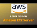 Amazon EC2 Increase Disk Space Resize EBS Storage Volume
