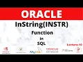 InString INSTR function in SQL server InString INSTR in Oracle SQL Lecture-10