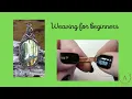 Wire weaving with 2 3 and 4 base wires for beginners