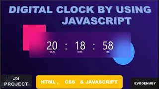 Building a Digital Clock with HTML CSS JavaScript
