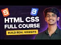 HTML CSS Full Course in Telugu Zero to Hero Build Deploy YouTube Clone