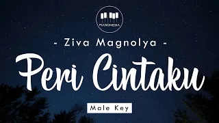 Ziva Magnolya - Peri Cintaku (Male Key) Karaoke Piano