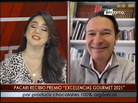 Pacari recibió premio excelencias Gourmet 2021 por producir chocolates 100% orgánicos