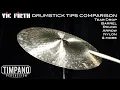 23 Models - Vic Firth Drum Stick Tip Comparison