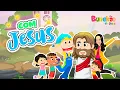Download Lagu Com Jesus - Bunekão feat. Daniele Craveri - Clipe Animado