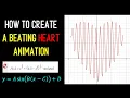 How to Create a BEATING HEART Animation in Desmos Graphing Calculator
