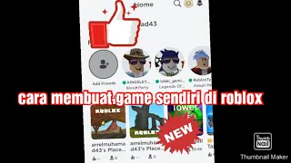 Download CARA MEMBUAT GAME SENDIRI DI ROBLOX MP3