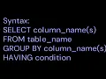 MySQL Clause Beginner s Guide to Filtering Grouped Data in