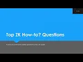 Top ZK How To Questions