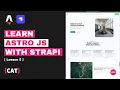Astro js Crash Course with Strapi Headless CMS Lesson 5