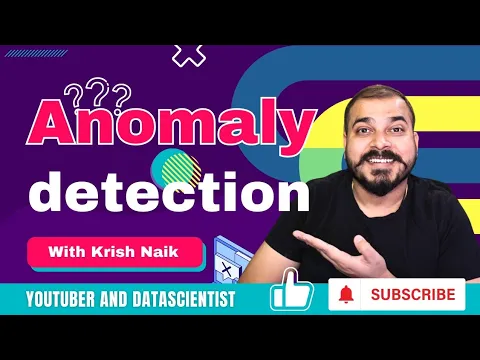 Complete Anomaly Detection Tutorials Machine Learning And Its Types With Implementation | Krish Naik - YouTube thumbnail