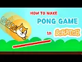 Scratch 3 0 Tutorial How to Make a Pong Game in Scratch