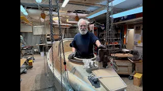 20 Nov 2023 Wrapping the handles with string + More peel ply