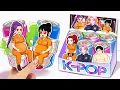 Lagu Paper DIY️💖 Pregnant Prisoner Rumi and Zoey Fall in Love |Kpop Demon Hunter in Toilet 🚽CAN OF WATER