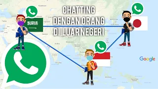 cara menambah kontak teman dari luar negeri di whatsapp