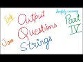 Output based questions Important Questions in Java ICSE Computer