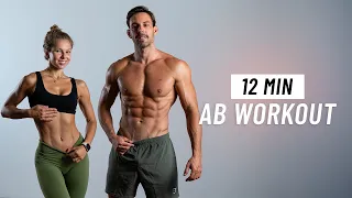 12 MIN AB WORKOUT - Six Pack Abs At Home (No Equipment)