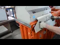 Lagu Orwak 5070 triple-chamber press baler in operation