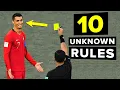 10 football rules you DIDN T KNOW existed
