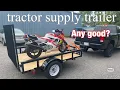2020 tractor supply 6x8 trailer review