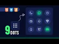 How to make 9 Dots Navigation Menu Using HTML CSS JavaScript Free Code