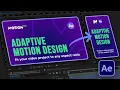 ADAPTIVE MOTION DESIGN - Free Plugin for After Effects I made it using ChatGPT