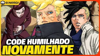 AMADO ESTÁ MANIPULANDO TUDO! CODE HUMILHADO DE NOVO! #Boruto TBV capítulo 15