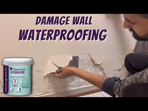 Download MP3 Wall Waterproofing treatment | How To Repair Damp Wall | Texture Damp  Proofing