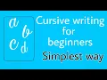 cursive writing Simple Tips for Cursive writing