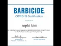 Barbicide Certifications