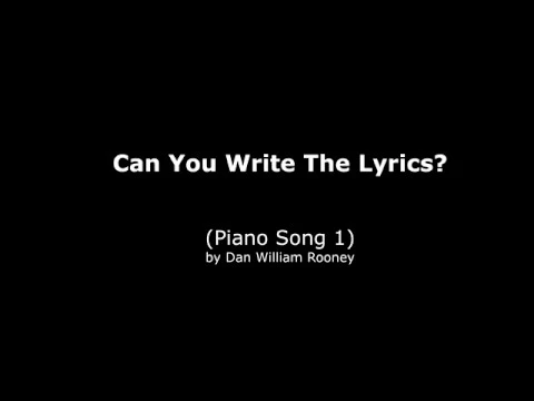 Download MP3 Songwriters Backing Track (Piano Song 1)