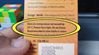 store at a temperature not exceeding 25° C. protect from light. Do not freeze. Recommended to store