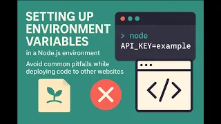 Setting up environment variables properly in Node js
