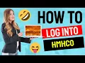 How to log into HMHCo com