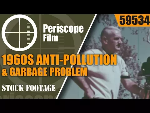 1960s ANTI-POLLUTION & GARBAGE PROBLEM FILM: A LAND BETRAYED  59534 CF