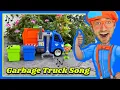 Toy Garbage Truck with Mini Bins Blippi Garbage Truck Song Play for Kids