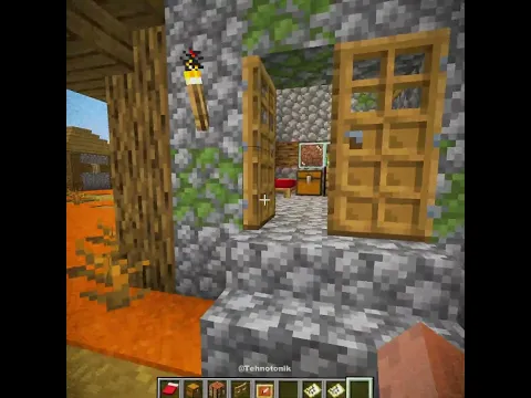 Minecraft Fake Furnace Secret Room Moment