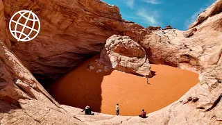 10 Incredible Natural Wonders on Utah's Hole-In-The-Rock Road  [Amazing Places 4K]