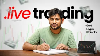 Live Trading - Gold , Crypto and US Stocks  - 03 Sep