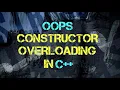 Constructor Overloading oops In c