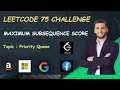 Maximum Subsequence Score Day-51 LeetCode 75 Challenge