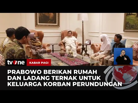Dua Bocah Korban Perundungan Bertemu dengan Prabowo dan Diberikan Hadiah