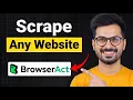 No-Code Web Scraping Tool Extract Data from Any Website with One Prompt Step-by-Step BrowserAct
