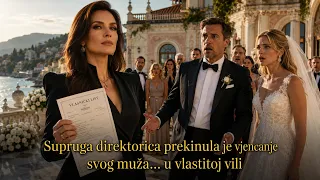 Supruga direktorica prekinula je vjencanje svog muza u vlastitoj vili