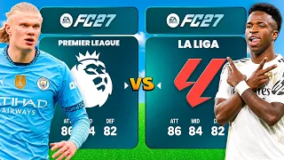 PREMIER LEAGUE vs LA LIGA no FC27