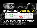 Download Lagu Trombone Voicings: Open, Closed \u0026 Rootless (Georgia On My Mind)
