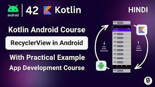 Recycler View in Android Studio using Kotlin Android Recycler View Tutorial 2026 Android Course