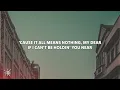 The 1975 - All I Need To Hear (Lyrics)
