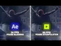 How to Convert 24 FPS to Smooth 60 FPS After Effects Topaz AI