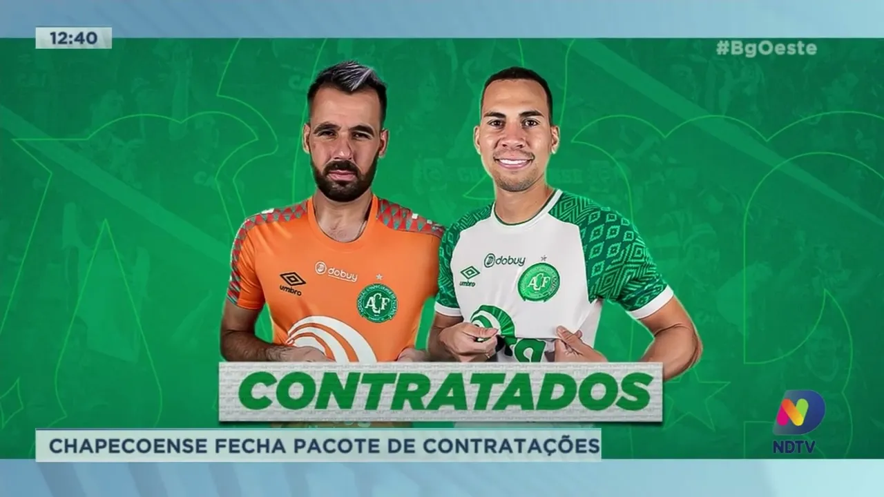 Chapecoense fecha pacote de contratações